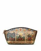 "Caí, me levanté, florecí" ver.1 Eclipse Makeup Bag - front view | Paleta Bags