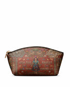 "Usa tus raíces con orgullo" ver.2 Eclipse Makeup Bag - front view | Paleta Bags