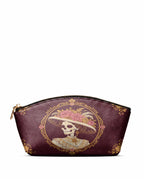 "CALAVERA" Eclipse Makeup Bag - front view | Paleta Bags
