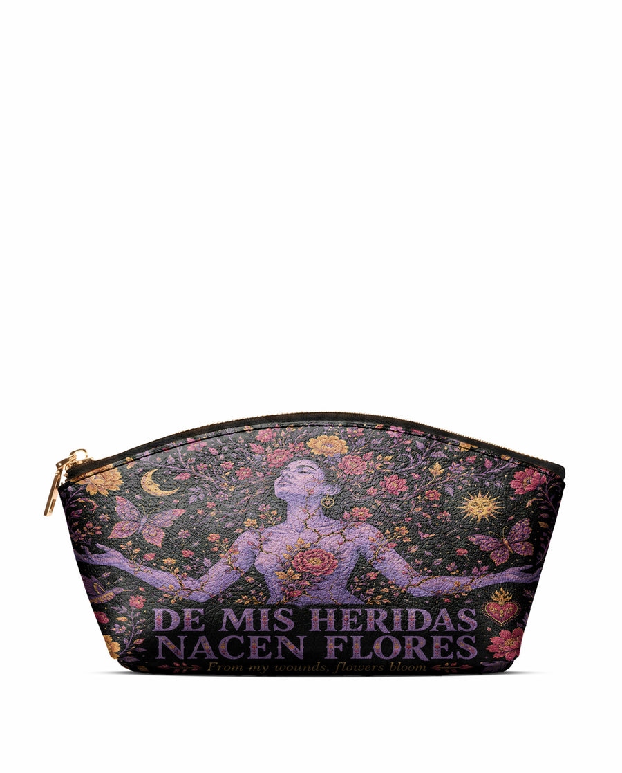 "De mis heridas nacen flores" ver.5 Eclipse Makeup Bag