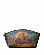 "Soy hija de la tierra" ver.4 Eclipse Makeup Bag - front view | Paleta Bags