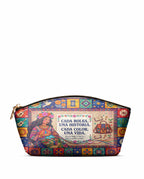 "Cada bolsa, una historia" ver.2 Eclipse Makeup Bag - front view | Paleta Bags