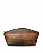"LAS CUATRO VERDADES" ver.3 Eclipse Makeup Bag - front view | Paleta Bags