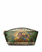 "Soy hija de la tierra" ver.6 Eclipse Makeup Bag - front view | Paleta Bags