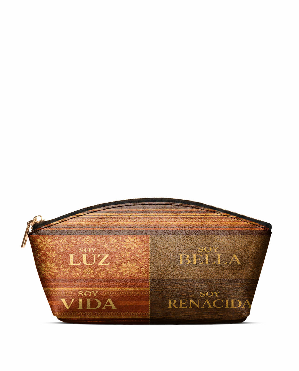 "LA LUMINOSA" ver.1 Eclipse Makeup Bag - front view | Paleta Bags