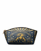 "Eres la mujer que alguna vez soñaste ser" ver.7 Eclipse Makeup Bag - front view | Paleta Bags