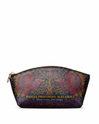 "Raíces profundas, alas libres" ver.1 Eclipse Makeup Bag - front view | Paleta Bags