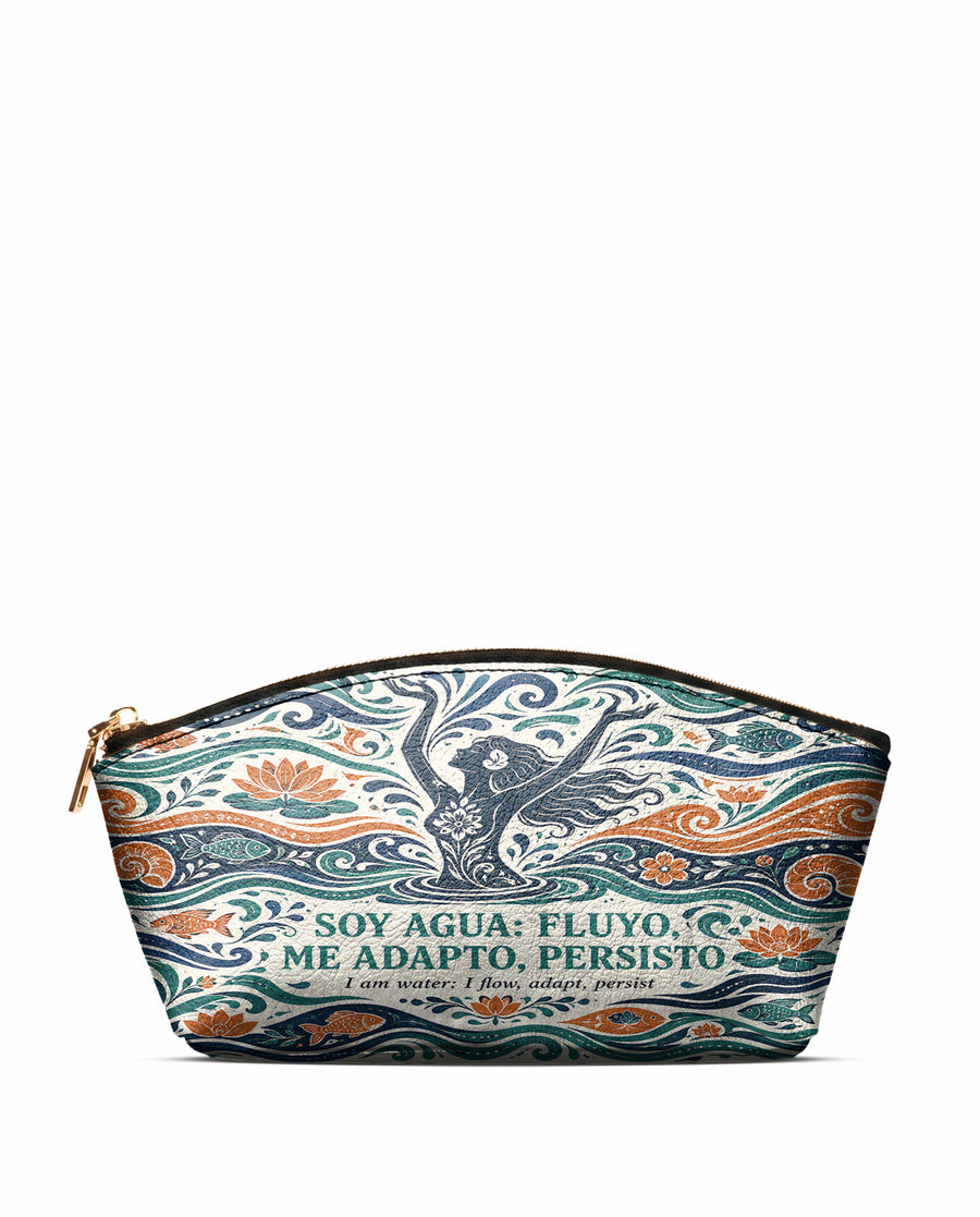 "Soy agua fluyo, me adapto, persisto" ver.1 Eclipse Makeup Bag