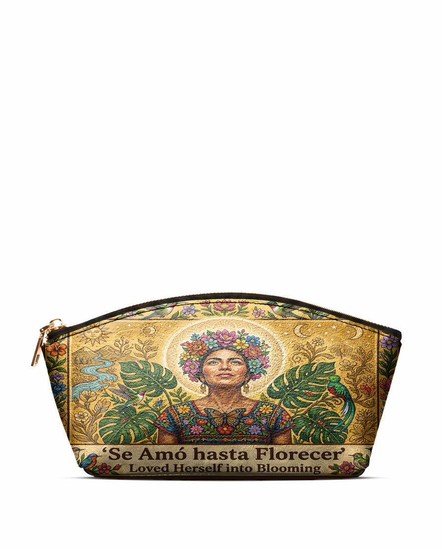 "Se amó hasta florecer" ver.7 Eclipse Makeup Bag