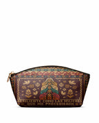 "Resiliente como las mujeres que me precedieron" ver.3 Eclipse Makeup Bag - front view | Paleta Bags