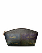 "LAS RAÍCES" ver.1 Eclipse Makeup Bag - front view | Paleta Bags