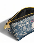 "Sanó en silencio, floreció con fuerza" ver.1 Eclipse Makeup Bag - side view | Paleta Bags
