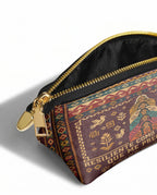 "Resiliente como las mujeres que me precedieron" ver.3 Eclipse Makeup Bag - side view | Paleta Bags