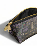 "Raíces profundas, alas libres" ver.2 Eclipse Makeup Bag - side view | Paleta Bags