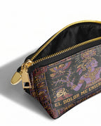 "El dolor me enseñó a ser fuerte" ver.4 Eclipse Makeup Bag - side view | Paleta Bags