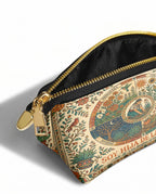 "Soy hija de la tierra" ver.1 Eclipse Makeup Bag - side view | Paleta Bags