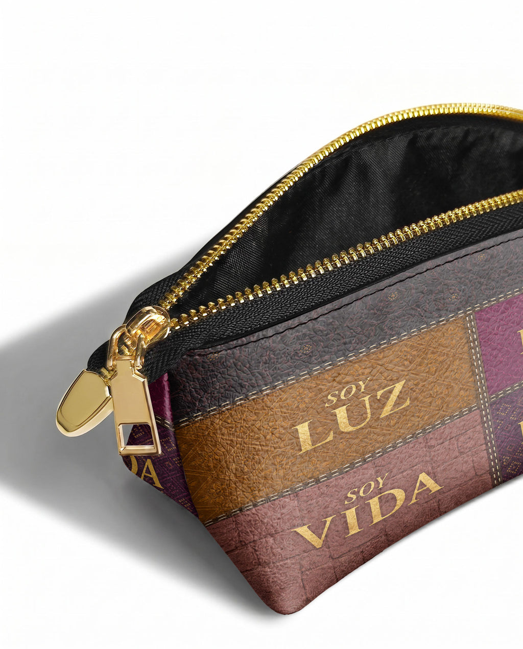 "LA LUMINOSA" ver.2 Eclipse Makeup Bag - side view | Paleta Bags