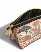 "Caí, me levanté, florecí" ver.2 Eclipse Makeup Bag - side view | Paleta Bags