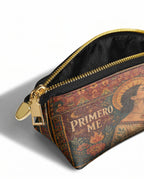 "Primero me pertenezco a mí" ver.1 Eclipse Makeup Bag - side view | Paleta Bags