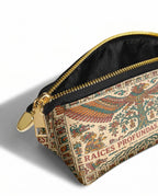 "Raíces profundas, alas libres" ver.5 Eclipse Makeup Bag - side view | Paleta Bags