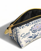 "Suave pero inquebrantable" ver.2 Eclipse Makeup Bag - side view | Paleta Bags
