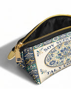 "Soy suficiente, tal y como soy" ver.8 Eclipse Makeup Bag - side view | Paleta Bags