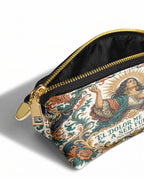 "El dolor me enseñó a ser fuerte" ver.5 Eclipse Makeup Bag - side view | Paleta Bags
