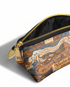 "Vuelo Alto" ver.3 Eclipse Makeup Bag - side view | Paleta Bags