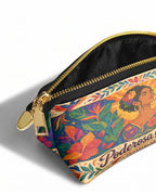 "Poderosa y Libre" ver.2 Eclipse Makeup Bag - side view | Paleta Bags