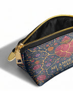"Mi amor propio es sagrado" ver.3 Eclipse Makeup Bag - side view | Paleta Bags