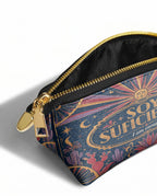 "Soy suficiente, tal y como soy" ver.3 Eclipse Makeup Bag - side view | Paleta Bags