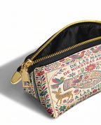 "De las manos de nuestras abuelas a las nuestras" ver.1 Eclipse Makeup Bag - side view | Paleta Bags