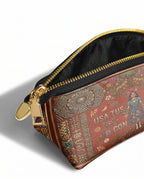 "Usa tus raíces con orgullo" ver.2 Eclipse Makeup Bag - side view | Paleta Bags