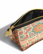 "Otomi Wild Embroidery" ver.5 Eclipse Makeup Bag - side view | Paleta Bags