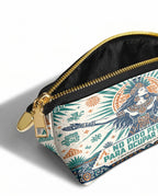 "No pido permiso para ocupar espacio" ver.4 Eclipse Makeup Bag - side view | Paleta Bags