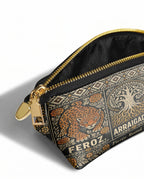 "Feroz. Arraigada. Radiante" ver.4 Eclipse Makeup Bag - side view | Paleta Bags