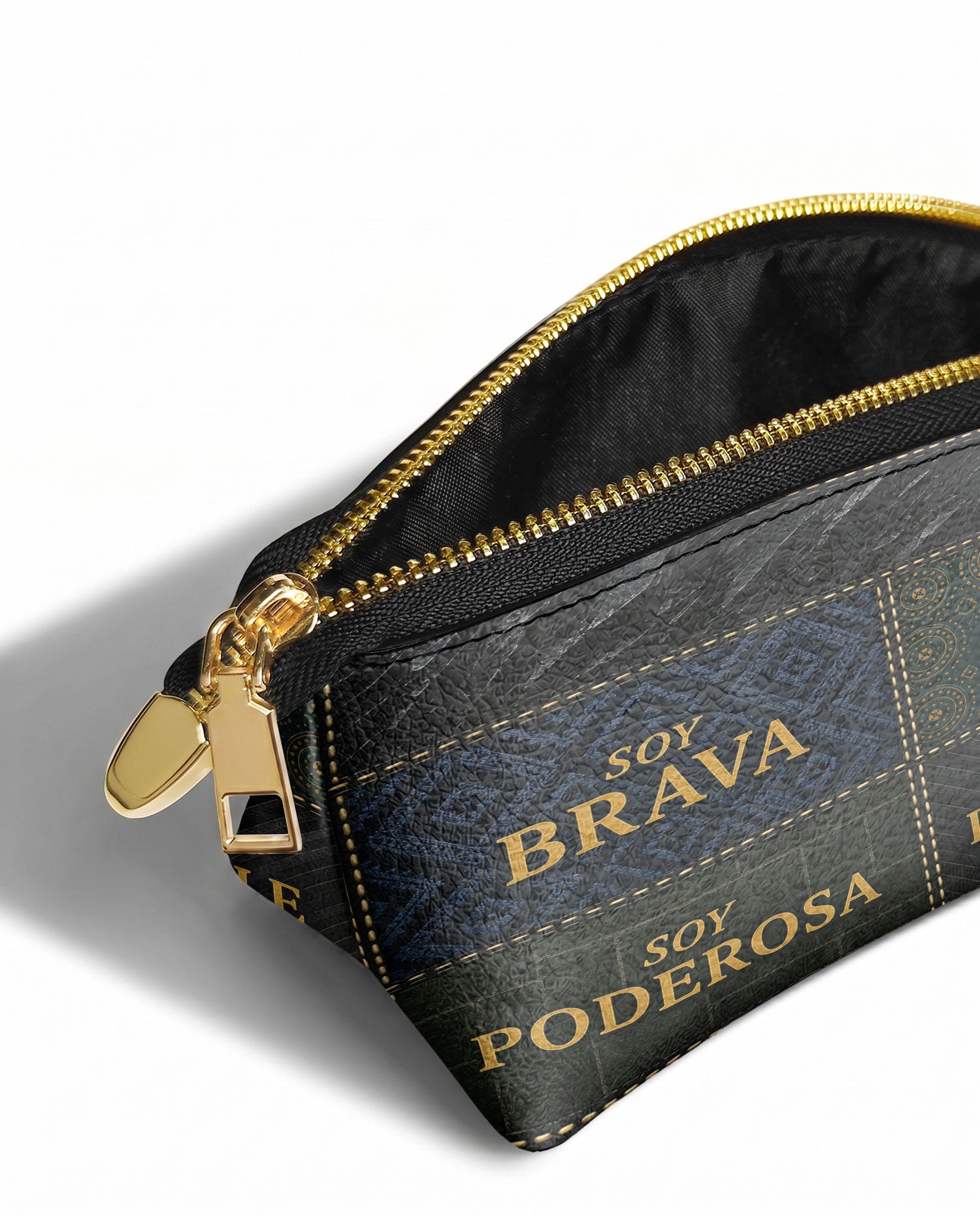 "LA GUERRERA" ver.3 Eclipse Makeup Bag - side view | Paleta Bags