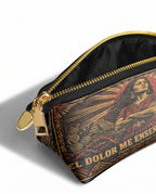 "El dolor me enseñó a ser fuerte" ver.2 Eclipse Makeup Bag - side view | Paleta Bags