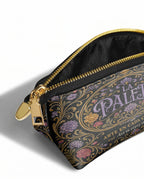 "La Paleta — Arte en cada costura" ver.1 Eclipse Makeup Bag - side view | Paleta Bags