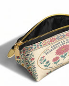 "Como la flor, regreso cada primavera" ver.3 Eclipse Makeup Bag - side view | Paleta Bags
