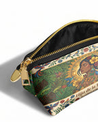 "Soy hija de la tierra" ver.6 Eclipse Makeup Bag - side view | Paleta Bags