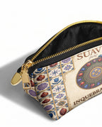 "Suave pero inquebrantable" ver.5 Eclipse Makeup Bag - side view | Paleta Bags