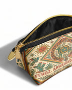 "Feroz. Arraigada. Radiante" ver.2 Eclipse Makeup Bag - side view | Paleta Bags