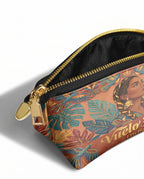 "Vuelo Alto" ver.1 Eclipse Makeup Bag - side view | Paleta Bags