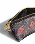 "Me cuido, me amo, me honro" ver.3 Eclipse Makeup Bag - side view | Paleta Bags