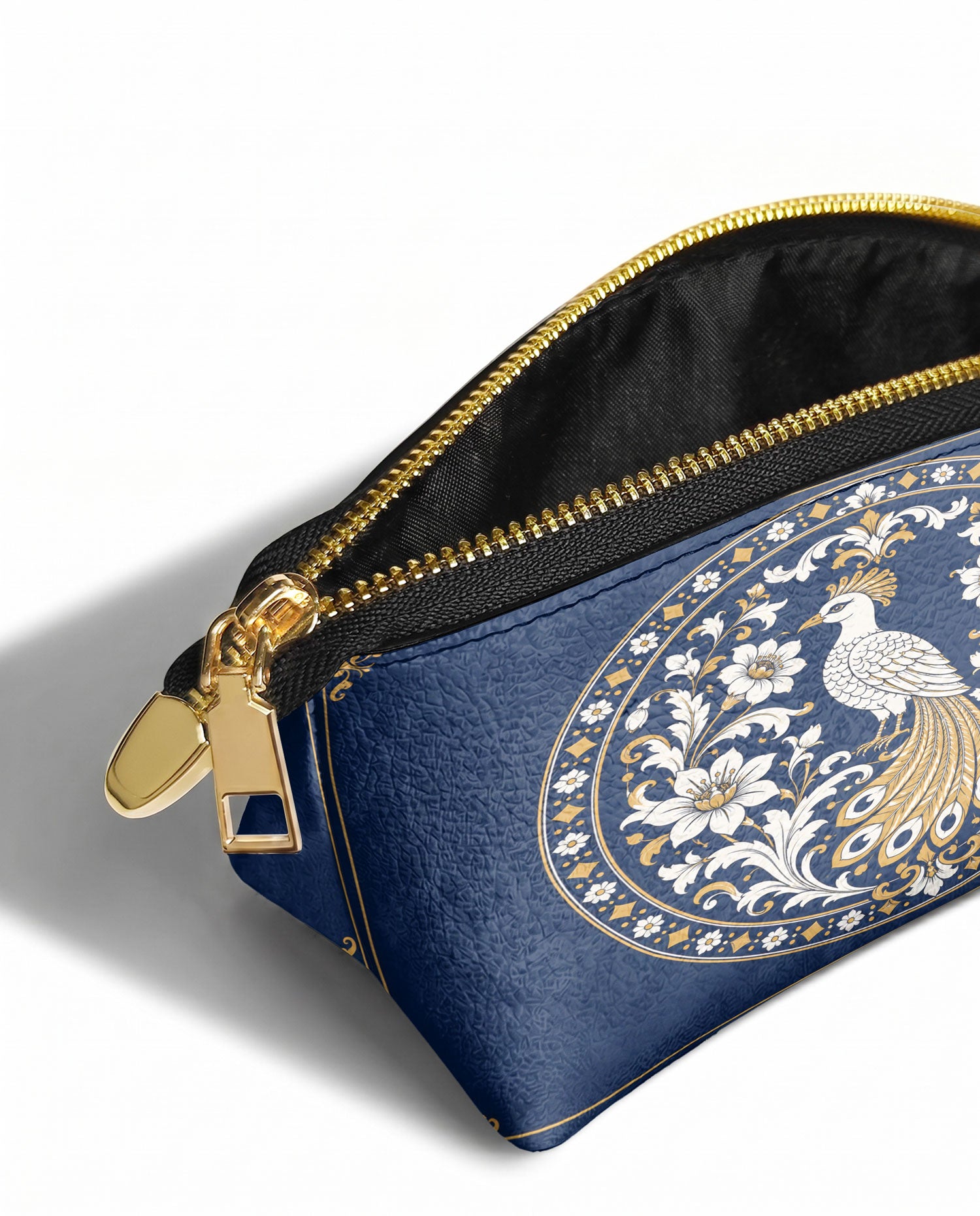 "QUETZALÍ" Eclipse Makeup Bag - side view | Paleta Bags