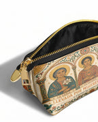 "Llevada por mujeres que inspiran" ver.1 Eclipse Makeup Bag - side view | Paleta Bags