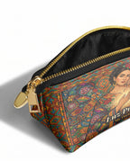 "Luz Propia" ver.3 Eclipse Makeup Bag - side view | Paleta Bags