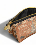 "Sanó en silencio, floreció con fuerza" ver.4 Eclipse Makeup Bag - side view | Paleta Bags