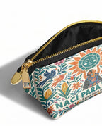 "Nací para brillar" ver.2 Eclipse Makeup Bag - side view | Paleta Bags